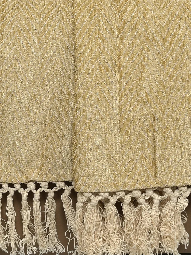 SARAL HOME EASY LIVING Home Chenille Sofa Throw